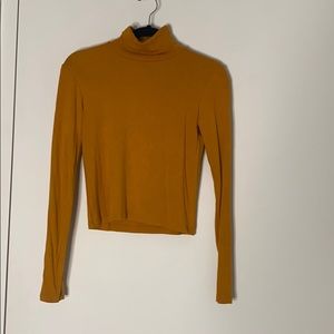 Golden Zara turtleneck